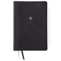 Niv, Men's Devotional Bible (by Men, for Men), Large Print, Leathersoft, Black, Comfort Print - Imitation Leather