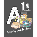 Activity book for kids: The fantastic car activity book for kids ages 4-8 -(A-Z ) Handwriting & Number Tracing & The maze game & Coloring page (Book5) - Paperback