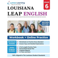 LEAP Test Prep: Grade 6 English Language Arts Literacy (ELA) Practice Workbook and Full-length Online Assessments: LEAP Study Guide - Paperback