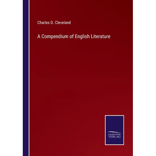 A Compendium of English Literature - Paperback
