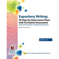 Expository Writing: 50 Step-By-Step Lesson Plans with Formative Assessment - Paperback