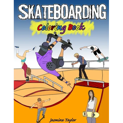 Skateboarding Coloring Book - Paperback