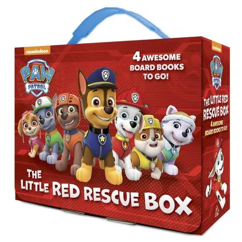 The Little Red Rescue Box (Paw Patrol): 4 Board Books - Boxed Set