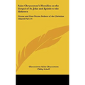 Saint Chrysostom's Homilies on the Gospel of St. John and Epistle to the Hebrews: Nicene and Post-Nicene Fathers of the Christian Church Part 14 - Hardcover
