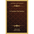 A Lecture On Justice - Paperback