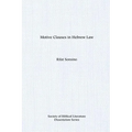 Motive Clauses in Hebrew Law - Paperback