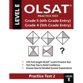 Olsat Practice Test Grade 5 (6th Grade Entry) & Grade 4 (5th Grade Entry)-Test: One Olsat E Practice Test (Practice Test Two), Gifted and Talented 6th - Paperback