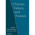 Choices, Values, and Frames - Paperback