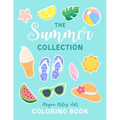 The Summer Collection Coloring Book: Collage-Style Designs for Adults and Kids - Paperback