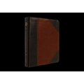 ESV Single Column Journaling Bible (Trutone, Brown/Cordovan, Portfolio Design) - Imitation Leather