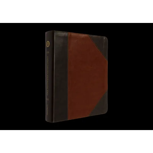 ESV Single Column Journaling Bible (Trutone, Brown/Cordovan, Portfolio Design) - Imitation Leather