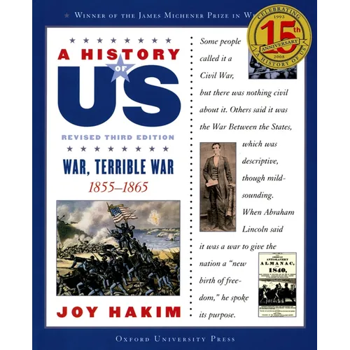 A History of Us: War, Terrible War: 1855-1865a History of Us Book Six - Paperback
