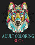 Adult Coloring Book: Adult Coloring Book: Inspired By Nature, Stress Relieving Animal Designs, Easy, and Relaxing Coloring Pages, extra lar - Paperback