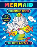 Mermaid Coloring Book For Kids Ages 4-8: Coloring Pages For Kids - Paperback