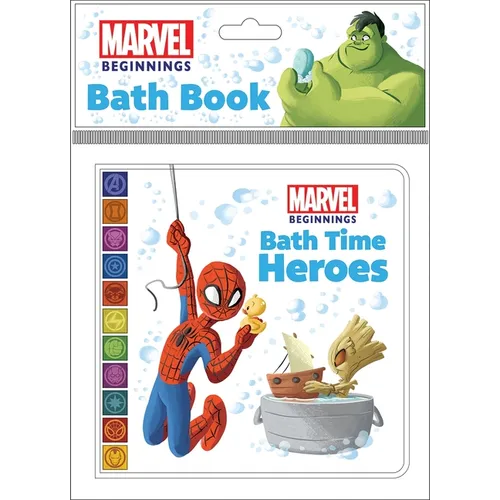 Marvel Beginnings: Bath Time Heroes Bath Book - Vinyl-bound