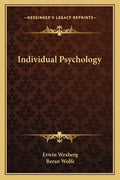 Individual Psychology - Paperback