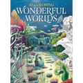 3D Coloring Wonderful Worlds: Coloring Book for Adults and Teens - Paperback