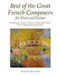 Best of the Great French Composers for Flute and Guitar - Paperback