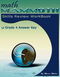 Math Mammoth Grade 4 Skills Review Workbook Answer Key - Paperback