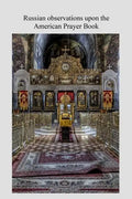Russian Observations upon the American Prayerbook - Paperback