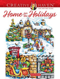 Creative Haven Home for the Holidays Coloring Book - Paperback