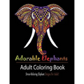 Adorable Elephant: Stress Relieving Elephant designs for Adult! - Paperback
