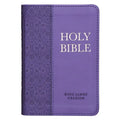 KJV Bible Mini Pocket Purple - Leather