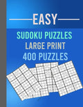 Easy Sudoku Puzzles Large Print 400 Puzzles: Large Print Sudoku Puzzle Book for Adults from Easy to Medium - Paperback