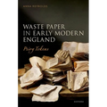 Waste Paper in Early Modern England: Privy Tokens - Hardcover