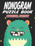 Nonogram Puzzle Book Monster Edition: 45 Multicolored Mosaic Logic Grid Puzzles For Adults and Kids - Paperback