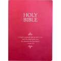 Kjver Holy Bible, Delight Yourself in the Lord Life Verse Edition, Large Print, Berry Ultrasoft: (King James Version Easy Read, Red Letter, Pink, Psal - Imitation Leather