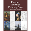Famous paintings coloring book: 31 classics to color. - Paperback