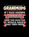 Grandkids If I Had Known Grandkids: Funny Quotes and Pun Themed College Ruled Composition Notebook - Paperback