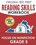 VIRGINIA TEST PREP Reading Skills Workbook Focus on Nonfiction Grade 5: Preparation for the SOL Reading Assessments - Paperback