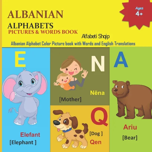 Albanian Alphabets Pictures & Words Book: Alfabeti Shqip - Paperback