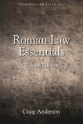 Roman Law Essentials - Paperback
