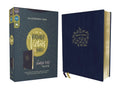 Niv, Radiant Virtues Bible: A Beautiful Word Collection, Leathersoft, Navy, Red Letter, Comfort Print: Explore the Virtues of Faith, Hope, and Love - Imitation Leather