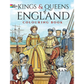 Kings and Queens of England Coloring Book - Paperback