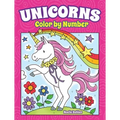 Unicorns Color by Number - Paperback