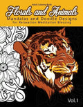 Florals and Animals Mandalas and Doodle Designs: for relaxation Meditation blessing Stress Relieving Patterns (Mandala Coloring Book for Adults) - Paperback