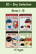 RJ - Boy Detective Books 5-8: 4 Fun Short Story Mysteries for Children Ages 9-12 - Paperback