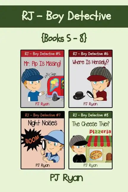 RJ - Boy Detective Books 5-8: 4 Fun Short Story Mysteries for Children Ages 9-12 - Paperback