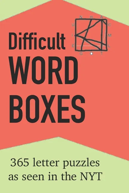 Difficult Word Boxes: 365 Letter Puzzles as seen in the NYT - Paperback