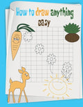how to draw anything easy: The Step-by-Step Way to Draw anything for Kids, cats, dogs, fish and many more... - Paperback