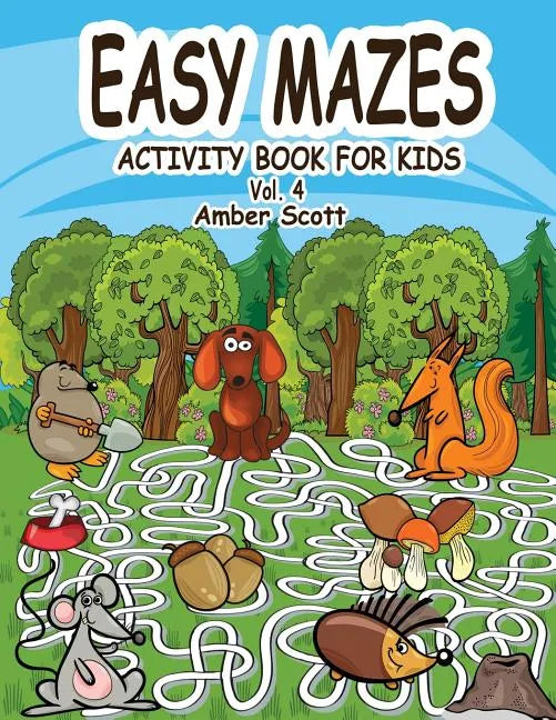 Eazy Mazes Activity Book For Kids - Vol. 4 - Paperback