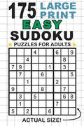 175 Large Print Easy Sudoku Puzzles for Adults: Only One Puzzle Per Page! (Pocket 6"x9" Size) - Paperback