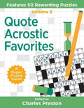 Quote Acrostic Favorites: Features 50 Rewarding Puzzles - Paperback