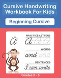 Cursive Handwriting Workbook For Kids. Cursive Handwriting Workbook For Kids Cursive for beginners workbook. Cursive letter tracing book. Cursive writ - Paperback