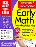 Early Math Workbook for Kids: Preschool & Kindergarten Number Tracing, Addition & Subtraction Basic Math Workbooks for Kids (Beginner Math Preschool L - Paperback