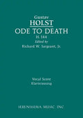 Ode to Death, H.144: Vocal score - Paperback